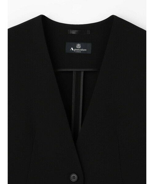 Aquascutum / アクアスキュータム テーラードジャケット | ノーカラージレ | 詳細8