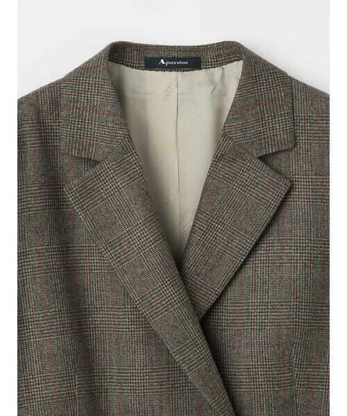 Aquascutum / アクアスキュータム テーラードジャケット | ラメグレンチェックダブルジャケット | 詳細2