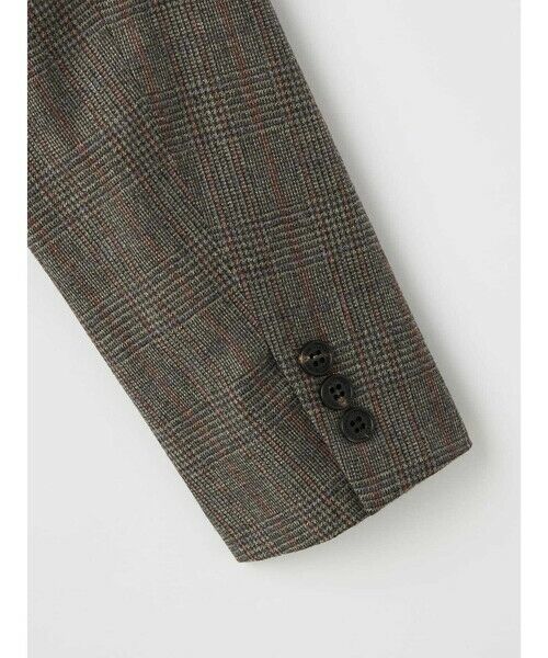 Aquascutum / アクアスキュータム テーラードジャケット | ラメグレンチェックダブルジャケット | 詳細3