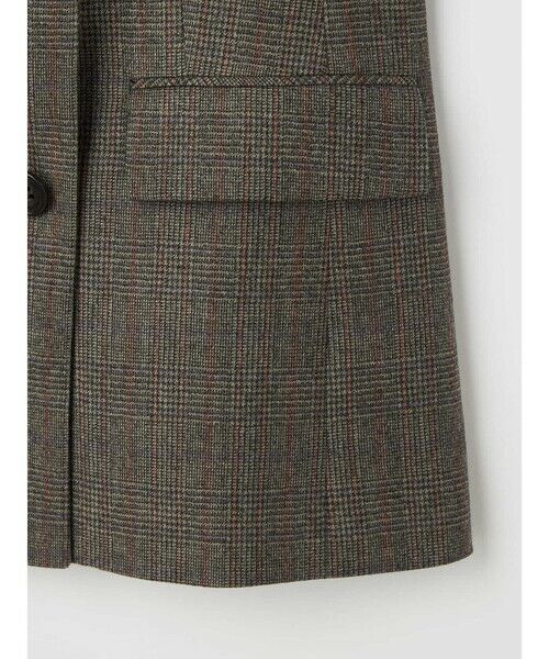 Aquascutum / アクアスキュータム テーラードジャケット | ラメグレンチェックダブルジャケット | 詳細4