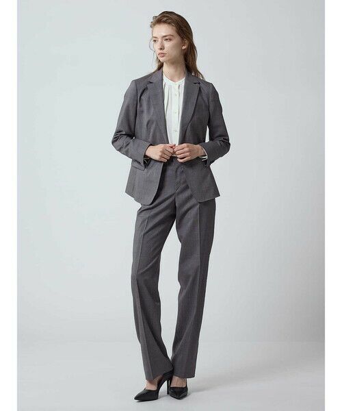 Aquascutum / アクアスキュータム テーラードジャケット | 【セットアップ対応】ウールグレンチェックジャケット | 詳細1