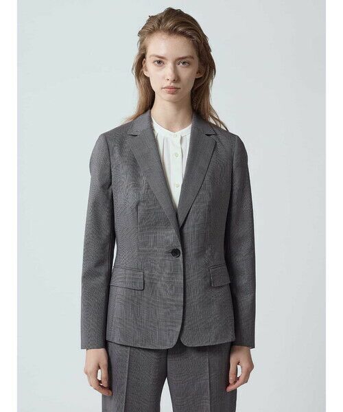 Aquascutum / アクアスキュータム テーラードジャケット | 【セットアップ対応】ウールグレンチェックジャケット | 詳細2