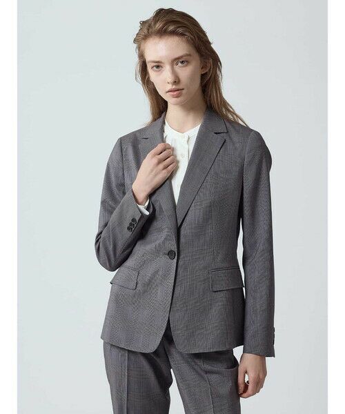 Aquascutum / アクアスキュータム テーラードジャケット | 【セットアップ対応】ウールグレンチェックジャケット | 詳細5