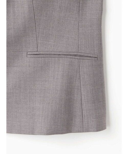 Aquascutum / アクアスキュータム テーラードジャケット | 【セットアップ対応】REDA ストレッチツイルノーカラージャケット | 詳細11