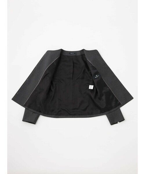 Aquascutum / アクアスキュータム テーラードジャケット | 【セットアップ対応】REDA ストレッチツイルノーカラージャケット | 詳細17