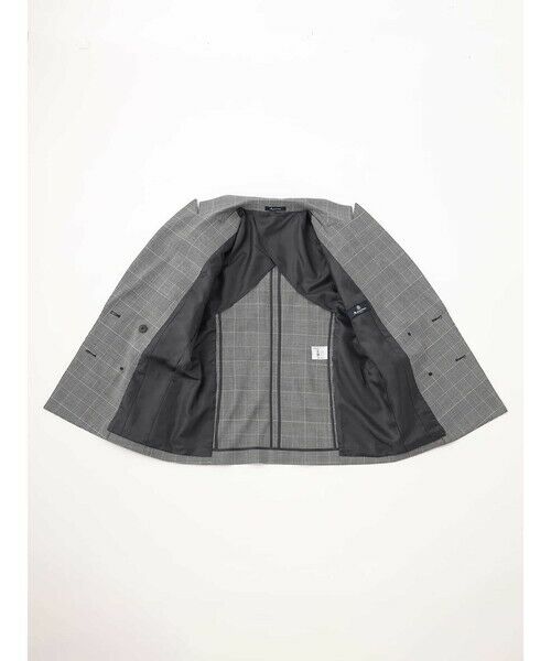 Aquascutum / アクアスキュータム テーラードジャケット | ストレッチグレンチェック Wジャケット | 詳細12