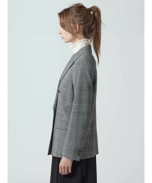 Aquascutum / アクアスキュータム テーラードジャケット | ストレッチグレンチェック Wジャケット | 詳細3