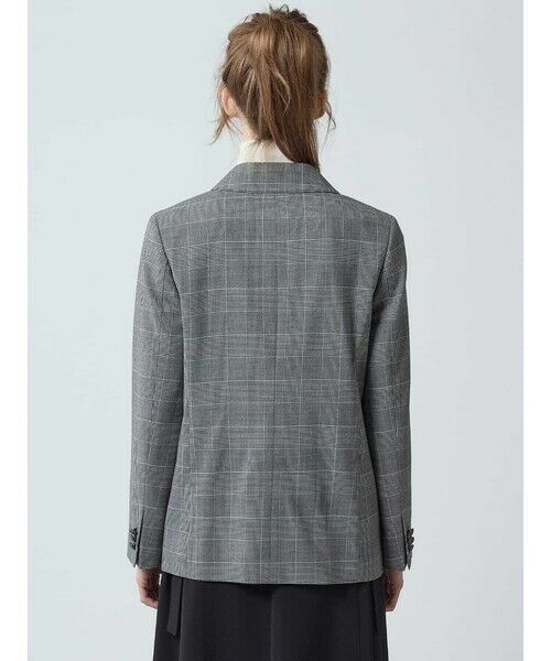 Aquascutum / アクアスキュータム テーラードジャケット | ストレッチグレンチェック Wジャケット | 詳細4