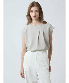 Aquascutum / アクアスキュータム シャツ・ブラウス | 【セットアップ対応】ダブルクロス アシメタックブラウス