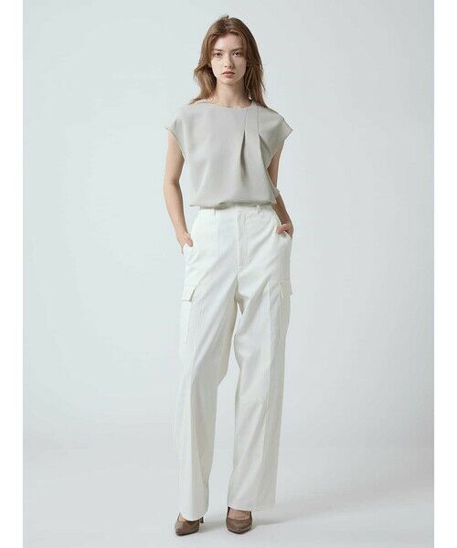 Aquascutum / アクアスキュータム シャツ・ブラウス | 【セットアップ対応】ダブルクロス アシメタックブラウス | 詳細4