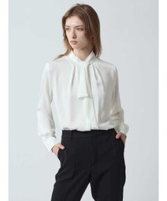 新品タグ付き アクアスキュータム 長袖シャツ ブラウス サイズ8(M) 白 AQUA SCUTUM - 新品タグ付き アクアスキュータム 長袖シャツ