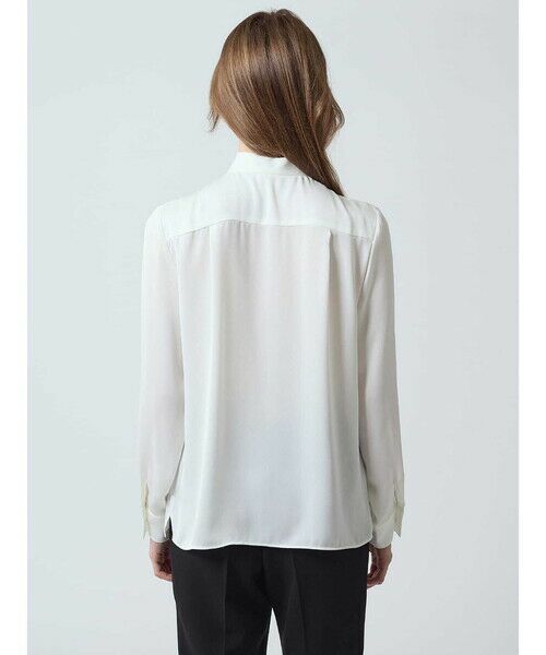 Aquascutum / アクアスキュータム シャツ・ブラウス | サテンボウタイブラウス | 詳細10