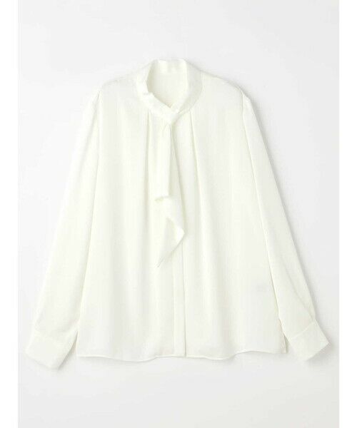 Aquascutum / アクアスキュータム シャツ・ブラウス | サテンボウタイブラウス | 詳細13