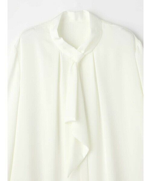 Aquascutum / アクアスキュータム シャツ・ブラウス | サテンボウタイブラウス | 詳細15