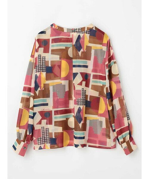 Aquascutum / アクアスキュータム シャツ・ブラウス | 【セットアップ対応】アブストラクトプリントブラウス | 詳細6