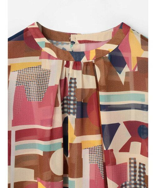 Aquascutum / アクアスキュータム シャツ・ブラウス | 【セットアップ対応】アブストラクトプリントブラウス | 詳細7