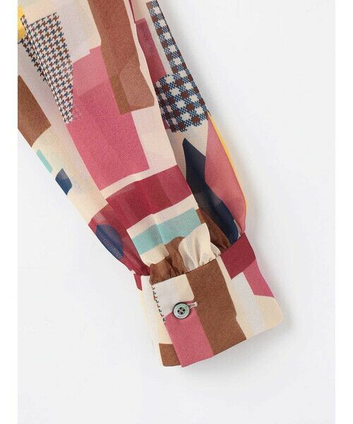 Aquascutum / アクアスキュータム シャツ・ブラウス | 【セットアップ対応】アブストラクトプリントブラウス | 詳細8