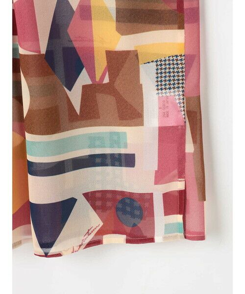 Aquascutum / アクアスキュータム シャツ・ブラウス | 【セットアップ対応】アブストラクトプリントブラウス | 詳細9