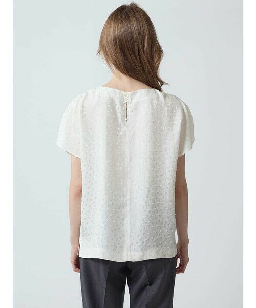 Aquascutum / アクアスキュータム シャツ・ブラウス | ドットジャカードブラウス | 詳細4