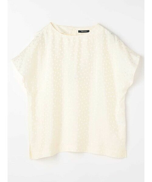 Aquascutum / アクアスキュータム シャツ・ブラウス | ドットジャカードブラウス | 詳細7