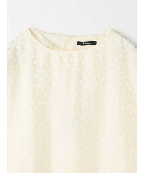 Aquascutum / アクアスキュータム シャツ・ブラウス | ドットジャカードブラウス | 詳細9