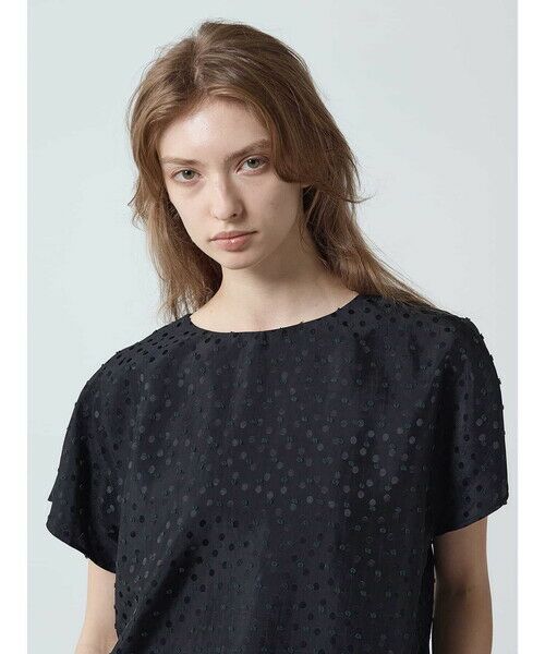 Aquascutum / アクアスキュータム シャツ・ブラウス | ドットジャカードブラウス | 詳細13