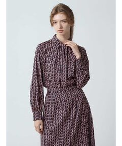 Aquascutum / アクアスキュータム シャツ・ブラウス | 【セットアップ対応】AQプリントブラウス