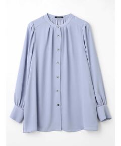 Aquascutum / アクアスキュータム シャツ・ブラウス | ギャザーパフスリーブブラウス