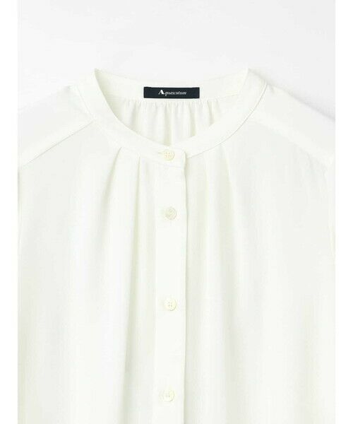 Aquascutum / アクアスキュータム シャツ・ブラウス | ギャザーパフスリーブブラウス | 詳細9