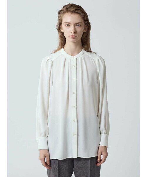 Aquascutum / アクアスキュータム シャツ・ブラウス | ギャザーパフスリーブブラウス | 詳細3