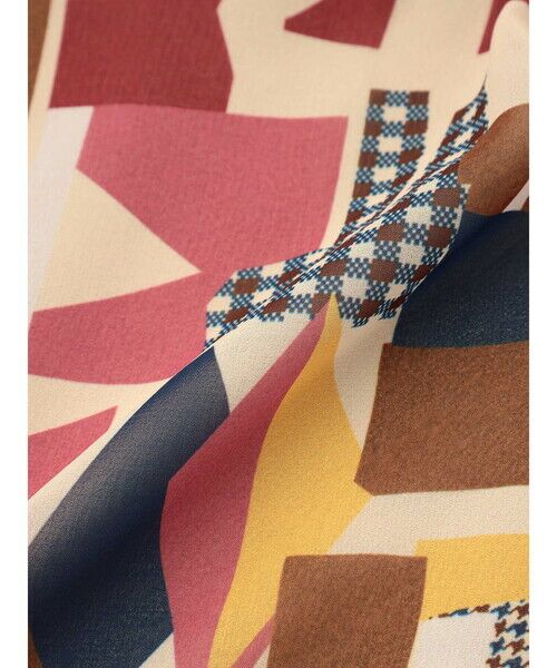 Aquascutum / アクアスキュータム ミニ・ひざ丈スカート | 【セットアップ対応】アブストラクトプリント スカート | 詳細11