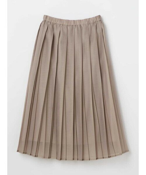 Aquascutum / アクアスキュータム ミニ・ひざ丈スカート | オーガンジープリーツスカート | 詳細3