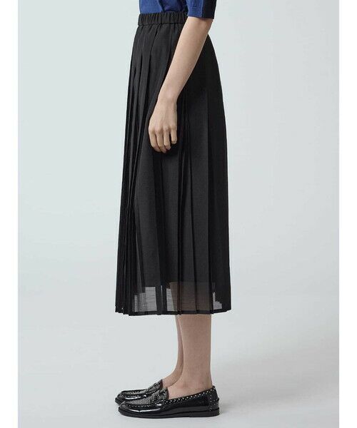 Aquascutum / アクアスキュータム ミニ・ひざ丈スカート | オーガンジープリーツスカート | 詳細7