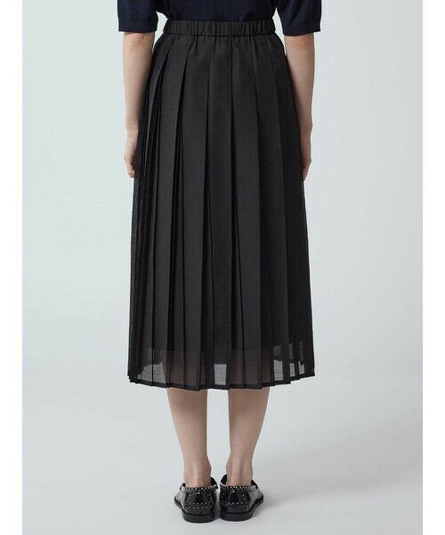 Aquascutum / アクアスキュータム ミニ・ひざ丈スカート | オーガンジープリーツスカート | 詳細8