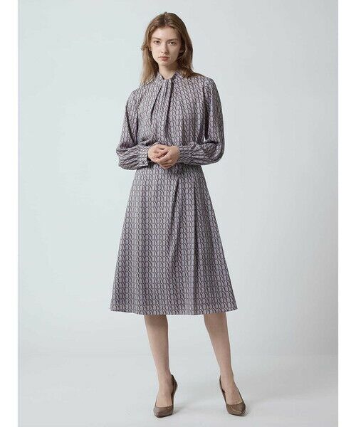 Aquascutum / アクアスキュータム ミニ・ひざ丈スカート | 【セットアップ対応】AQプリント スカート | 詳細5