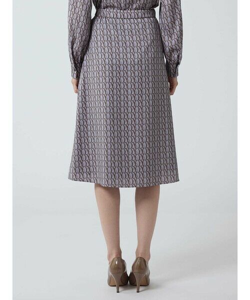 Aquascutum / アクアスキュータム ミニ・ひざ丈スカート | 【セットアップ対応】AQプリント スカート | 詳細8