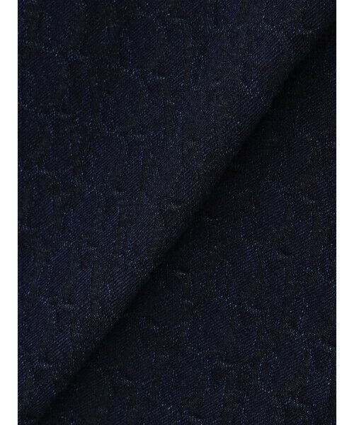 Aquascutum / アクアスキュータム ミニ・ひざ丈スカート | デニムジャカード セミフレアスカート | 詳細11