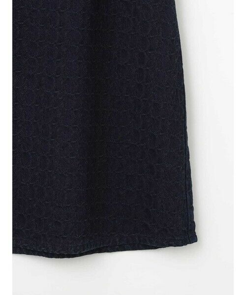 Aquascutum / アクアスキュータム ミニ・ひざ丈スカート | デニムジャカード セミフレアスカート | 詳細21
