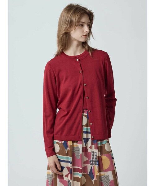 Aquascutum / アクアスキュータム ニット・セーター | 【アンサンブル対応】Super140’ｓニットカーディガン | 詳細5