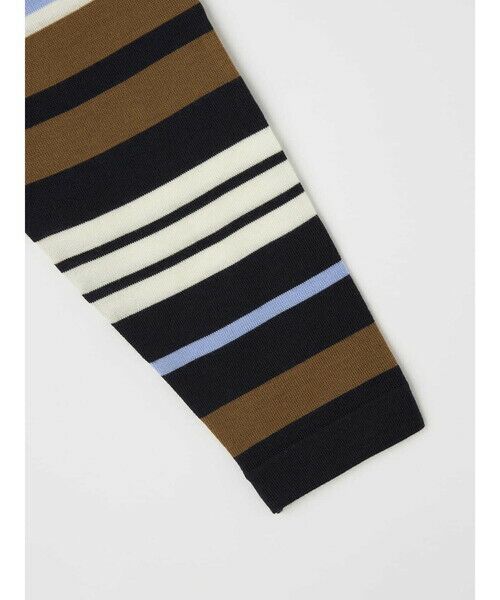 Aquascutum / アクアスキュータム ニット・セーター | 【アンサンブル対応】Super140’ｓ ニット ボーダーカーディガン | 詳細10