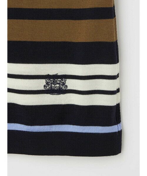 Aquascutum / アクアスキュータム ニット・セーター | 【アンサンブル対応】Super140’ｓ ニット ボーダーカーディガン | 詳細11