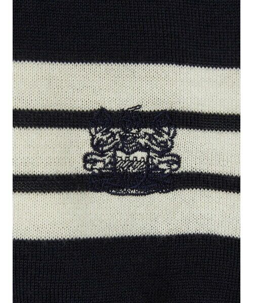 Aquascutum / アクアスキュータム ニット・セーター | 【アンサンブル対応】Super140’ｓ ニット ボーダーカーディガン | 詳細12