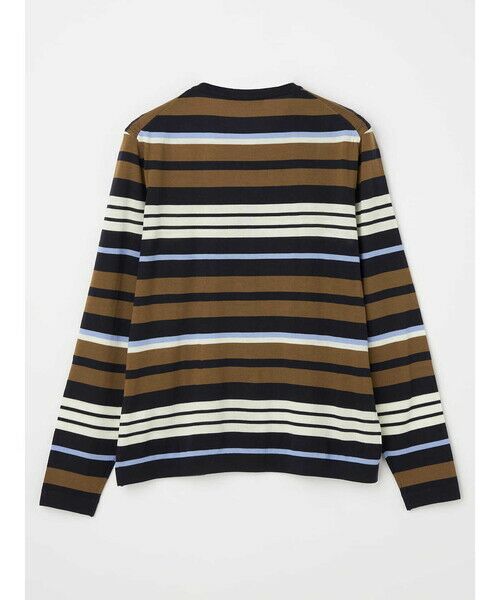 Aquascutum / アクアスキュータム ニット・セーター | 【アンサンブル対応】Super140’ｓ ニット ボーダーカーディガン | 詳細8