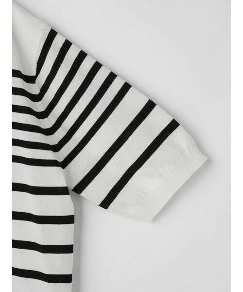 Aquascutum / アクアスキュータム ニット・セーター | 襟付きボーダーニット | 詳細3