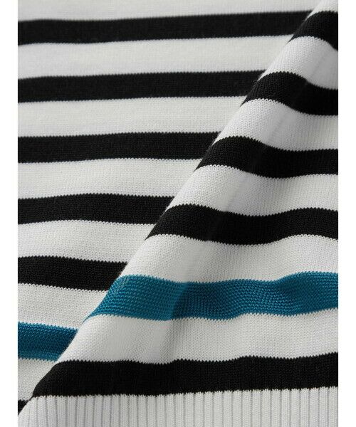 Aquascutum / アクアスキュータム ニット・セーター | 襟付きボーダーニット | 詳細6