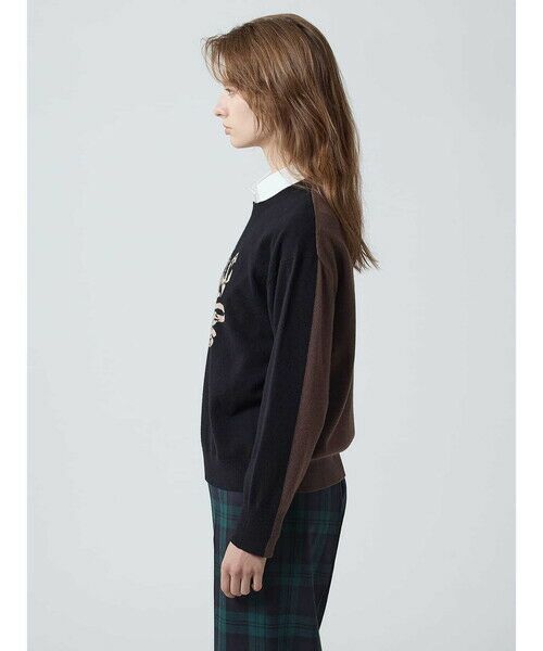 Aquascutum / アクアスキュータム ニット・セーター | カシミヤ混 クレストインターシャニット | 詳細26