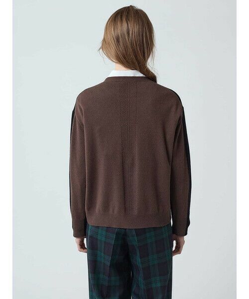 Aquascutum / アクアスキュータム ニット・セーター | カシミヤ混 クレストインターシャニット | 詳細27