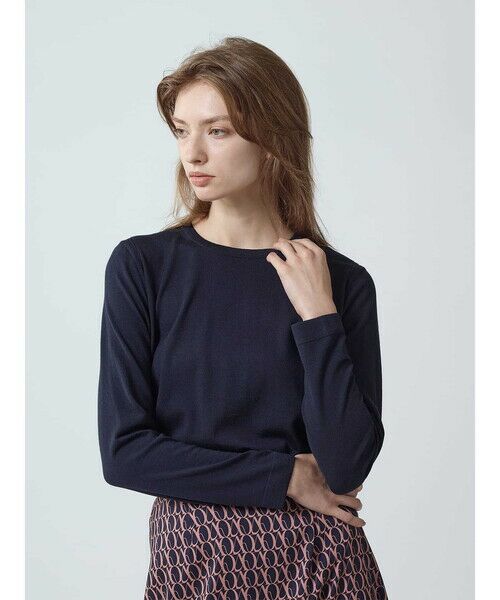 Aquascutum / アクアスキュータム ニット・セーター | 【アンサンブル対応】Super140’ｓニットプルオーバー | 詳細2