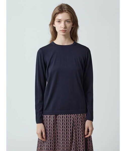 Aquascutum / アクアスキュータム ニット・セーター | 【アンサンブル対応】Super140’ｓニットプルオーバー | 詳細4