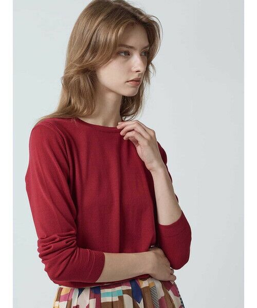 Aquascutum / アクアスキュータム ニット・セーター | 【アンサンブル対応】Super140’ｓニットプルオーバー | 詳細10